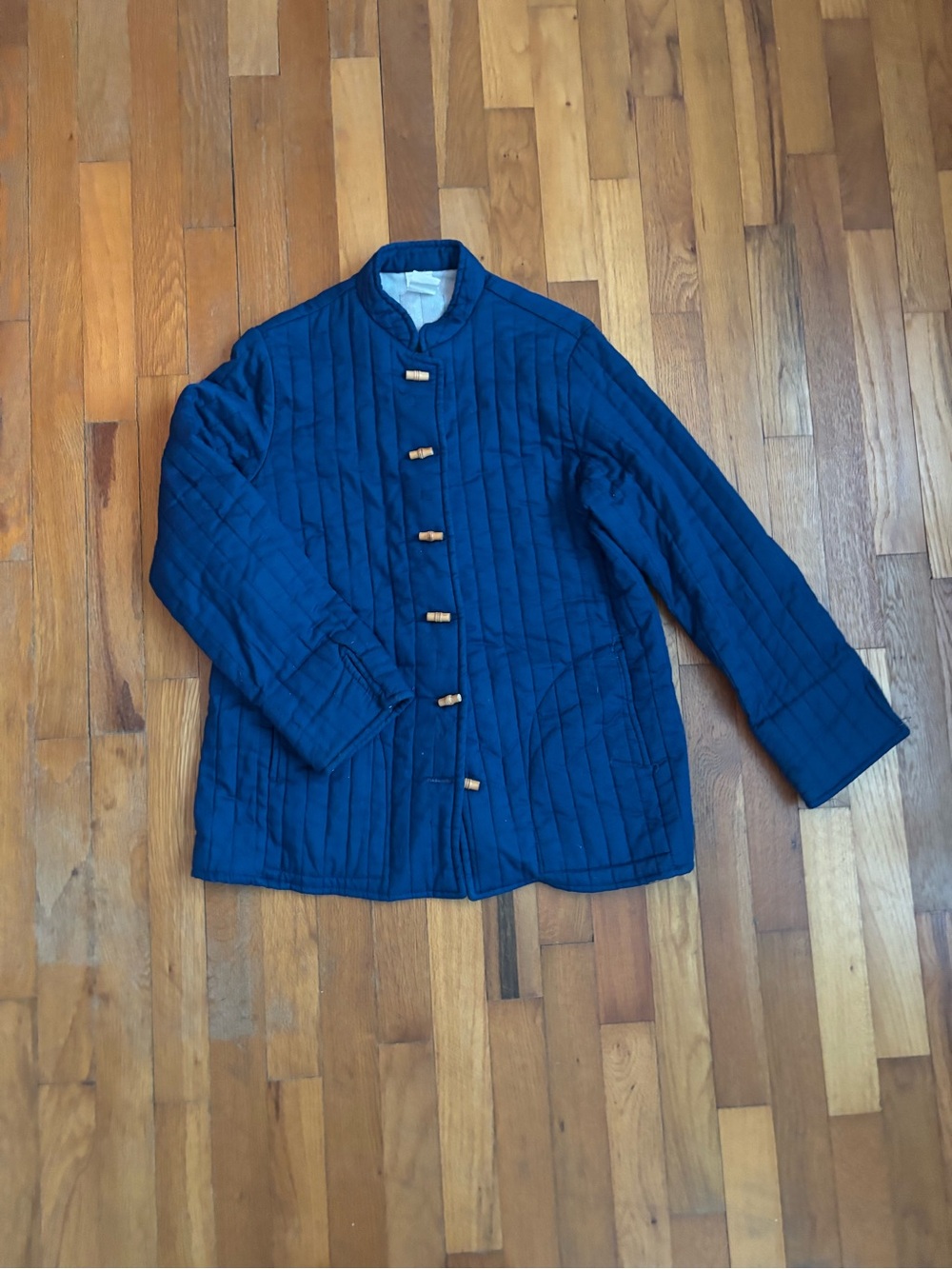 Vintage Navy Quilted Jacket